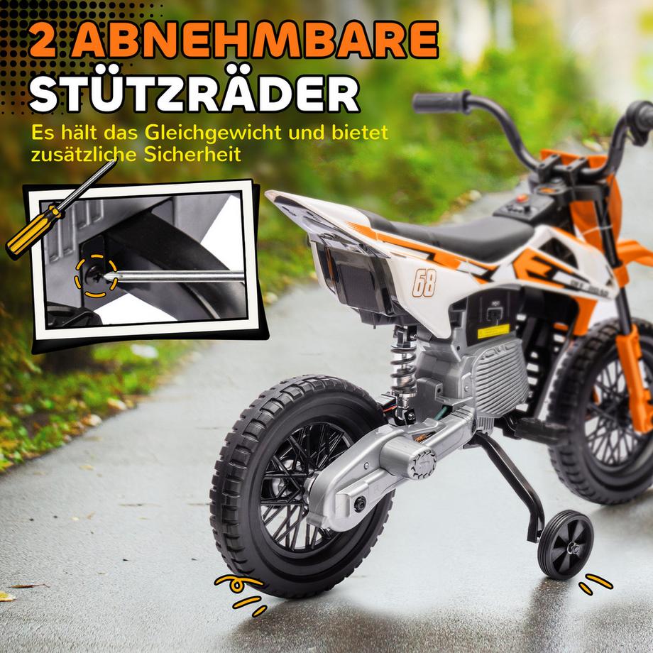 AIYAPLAY  Kinder Elektro Motorrad 