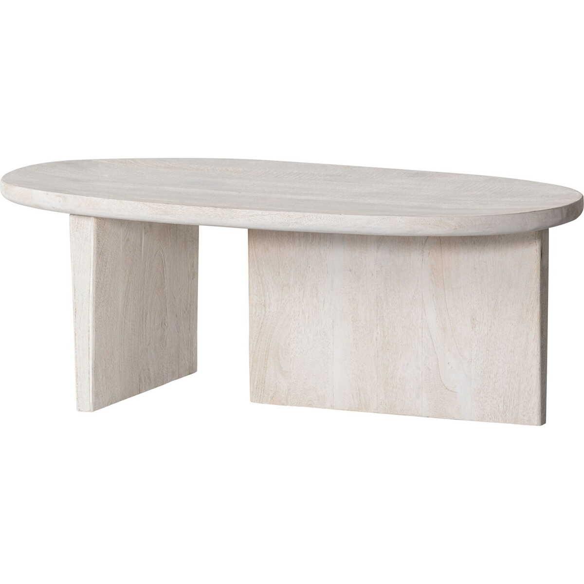 mutoni Table basse Seam Mango blanc 110x60  