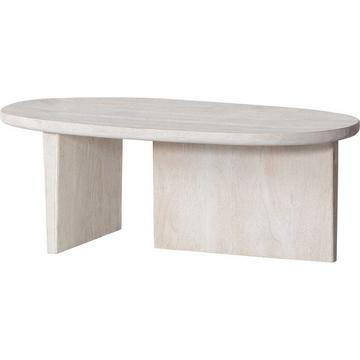 Table basse Seam Mango blanc 110x60