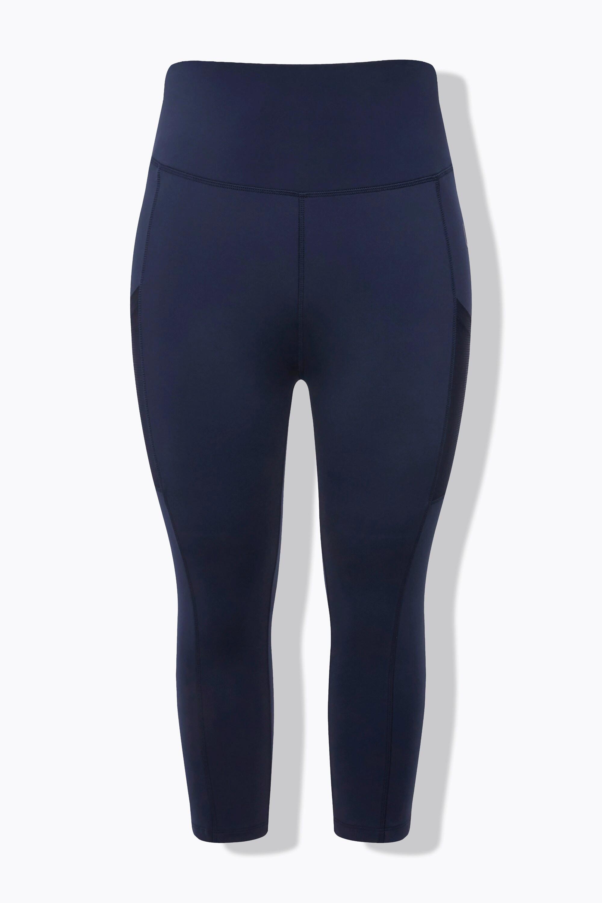 Ulla Popken  Legging 3/4 à taille haute, longueur au mollet, sèche rapidement 