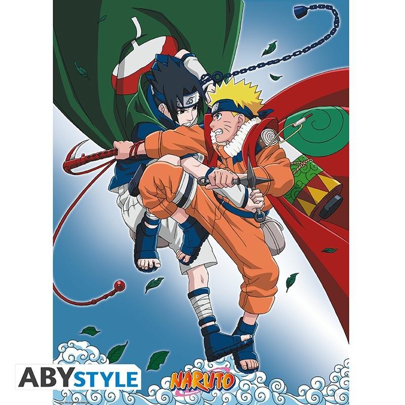 Abystyle Poster - Flat - Naruto - Naruto & Sasuke  