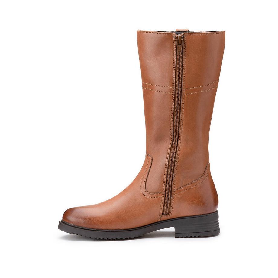 La Redoute Collections  Bottes en cuir zippées esprit cavalière 