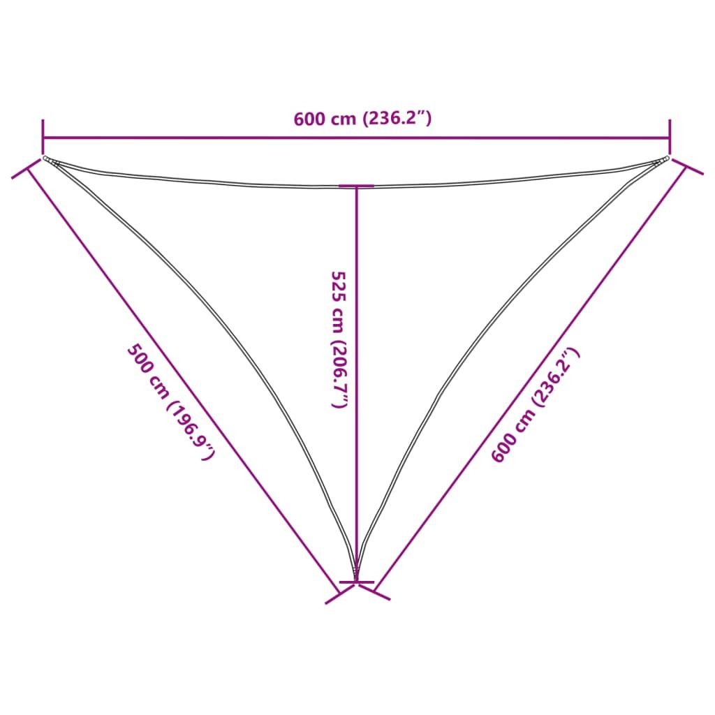 VidaXL Voile solaire  