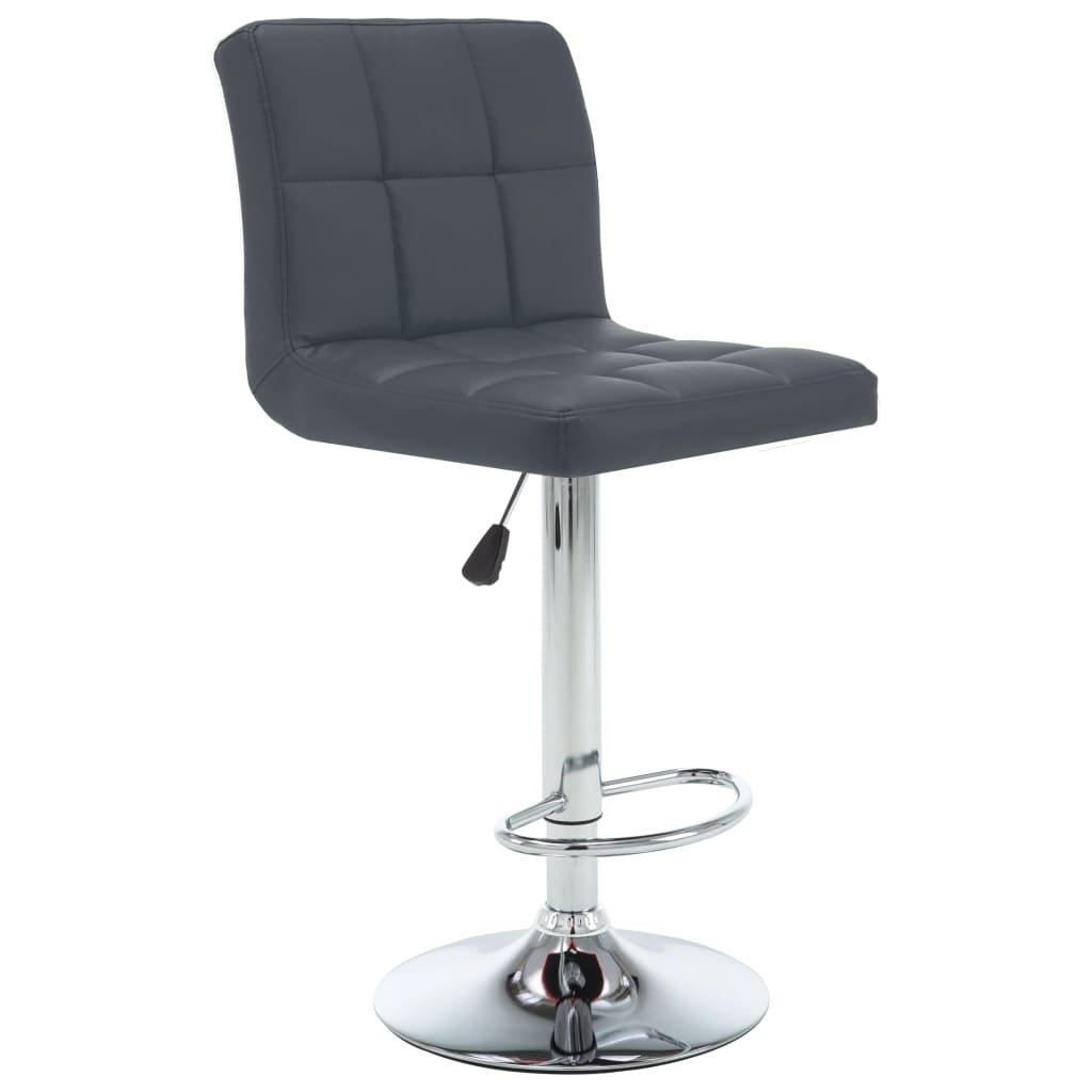 VidaXL Tabouret de bar cuir artificiel  