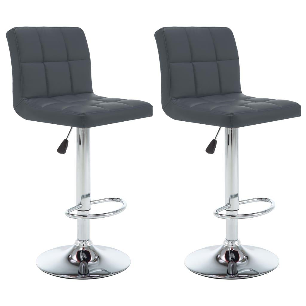 VidaXL Tabouret de bar cuir artificiel  