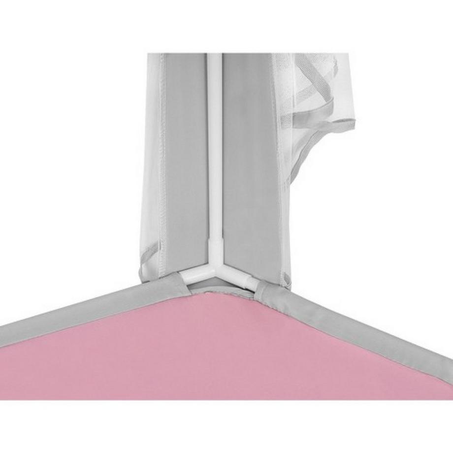Kruzzel  Tenda da gioco per bambini grigio e rosa 