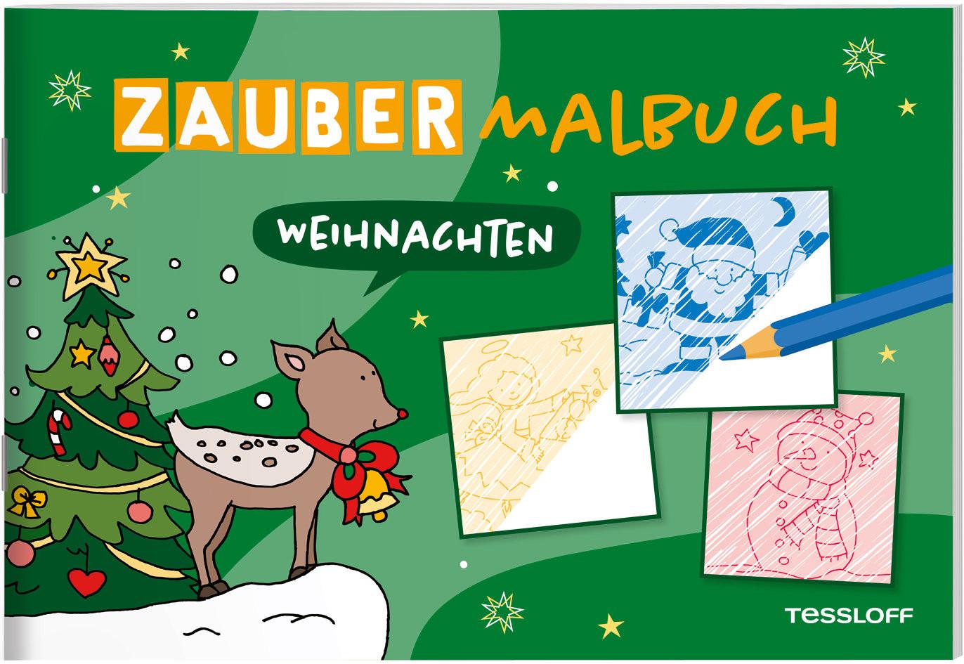 Zaubermalbuch. Weihnachten Schmidt, Sandra (Illustrationen) Gebundene Ausgabe 