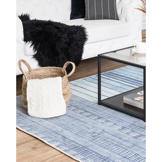 Beliani Tapis en Soie artificielle Scandinave YARDERE  