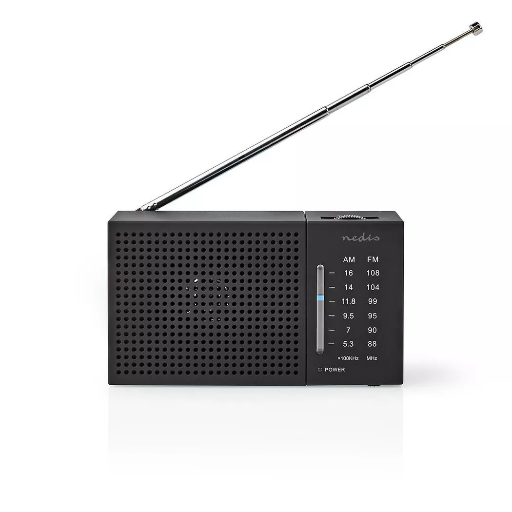 Nedis RDFM1200BK - portable radio - AM/FM - Mono