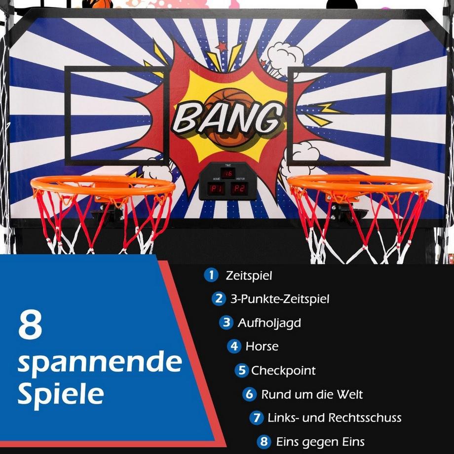 Northix Jeu d'arcade de basket-ball, 8 modes  