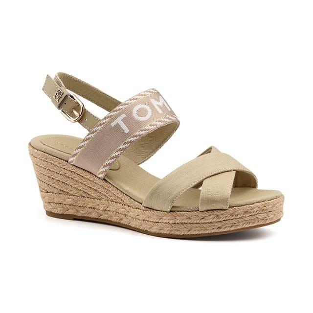 Image of Seasonal Webbing Mid Wedge-39 Unisex Beige 39