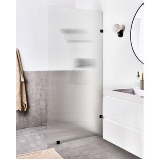 Beliani Parois de douche en Verre de sécurité Minimaliste MAHUIDA  