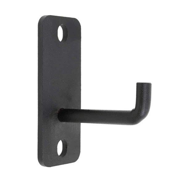 Image of Einfacher Stahlhaken Für Rack, Rig Oder Wand Unisex Schwarz ONE SIZE
