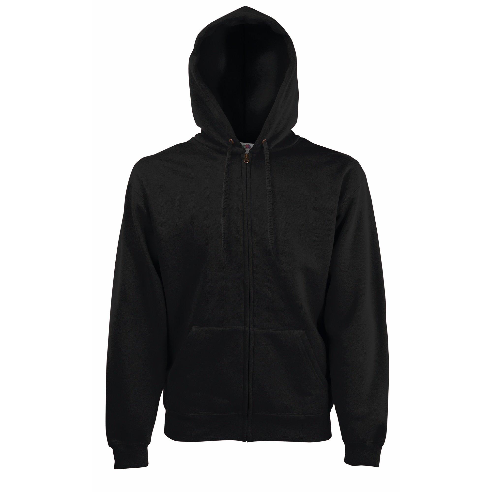 Image of Premium Mit Kapuzejacke Herren Schwarz M