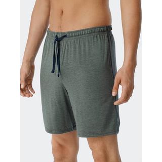 Schiesser Tencel Pyjama Set Manches Courtes Col V  