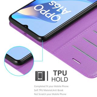 Cadorabo  Housse compatible avec Oppo A16s / A54s - Coque de protection avec fermeture magnétique, fonction de support et compartiment pour carte 