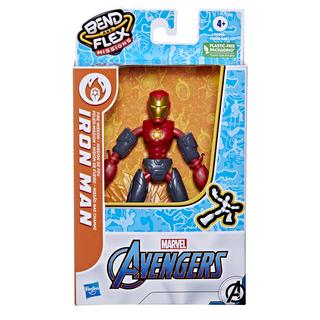 Hasbro  Avengers Bend & Flex Iron Man Feuer-Mission (15cm) 