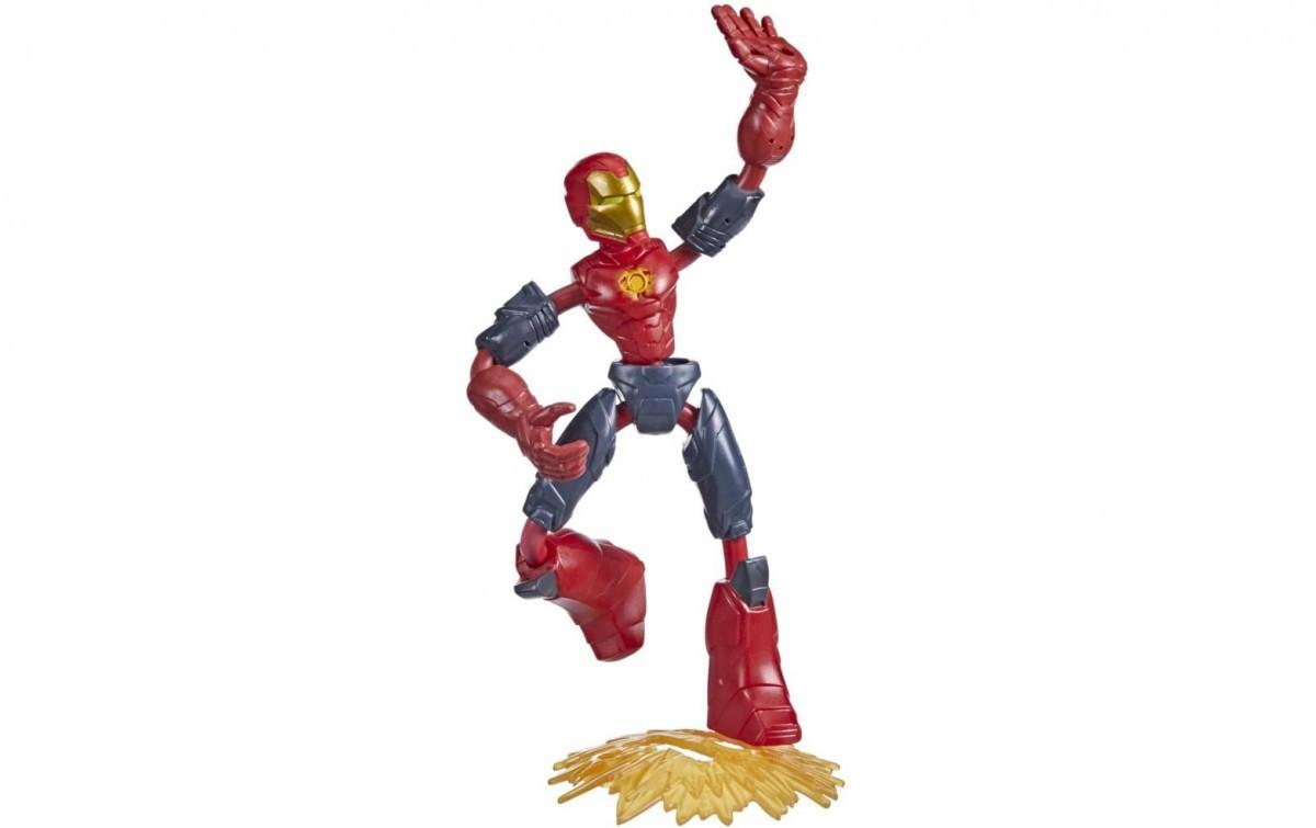 Hasbro  Avengers Bend & Flex Iron Man Feuer-Mission (15cm) 