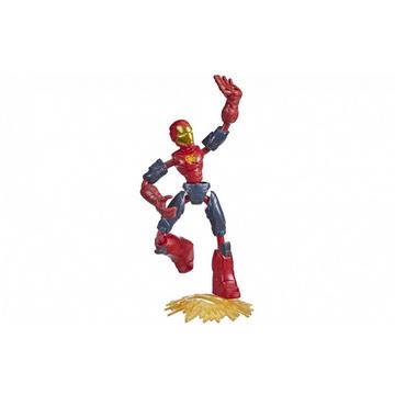 Avengers Bend & Flex Iron Man Feuer-Mission (15cm)