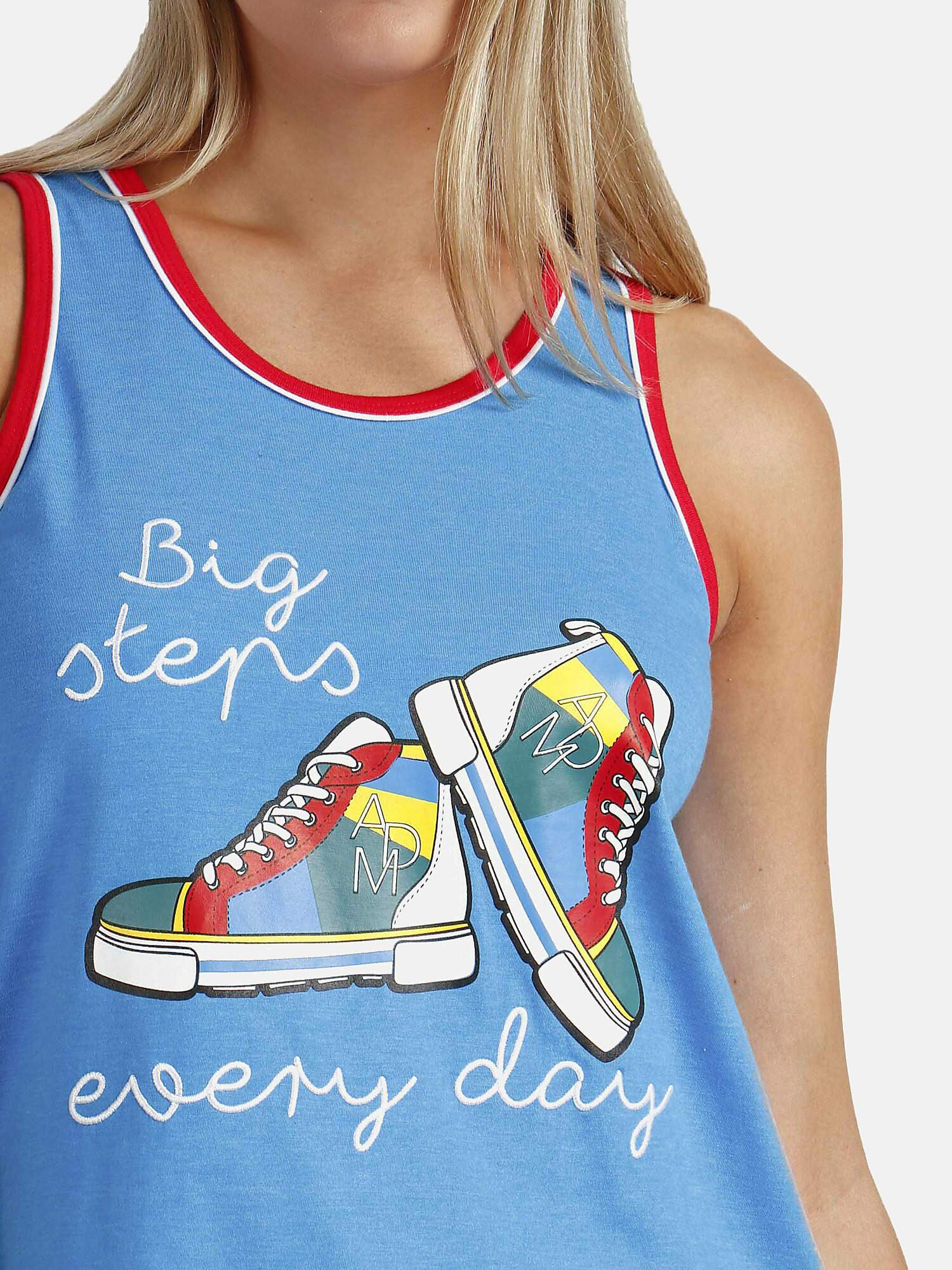 Admas  Pyjama Shorts Tank Top Big Steps 