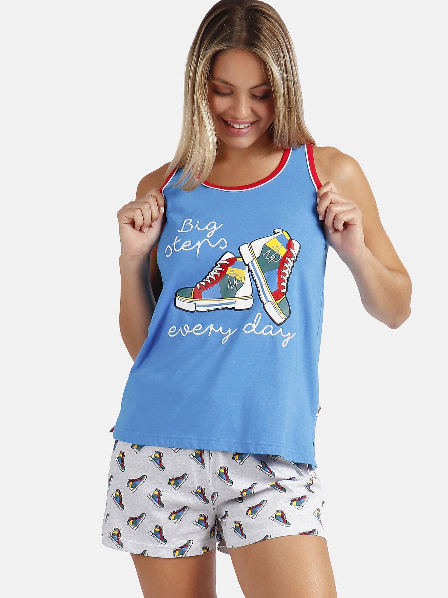 Admas  Pyjama Shorts Tank Top Big Steps 