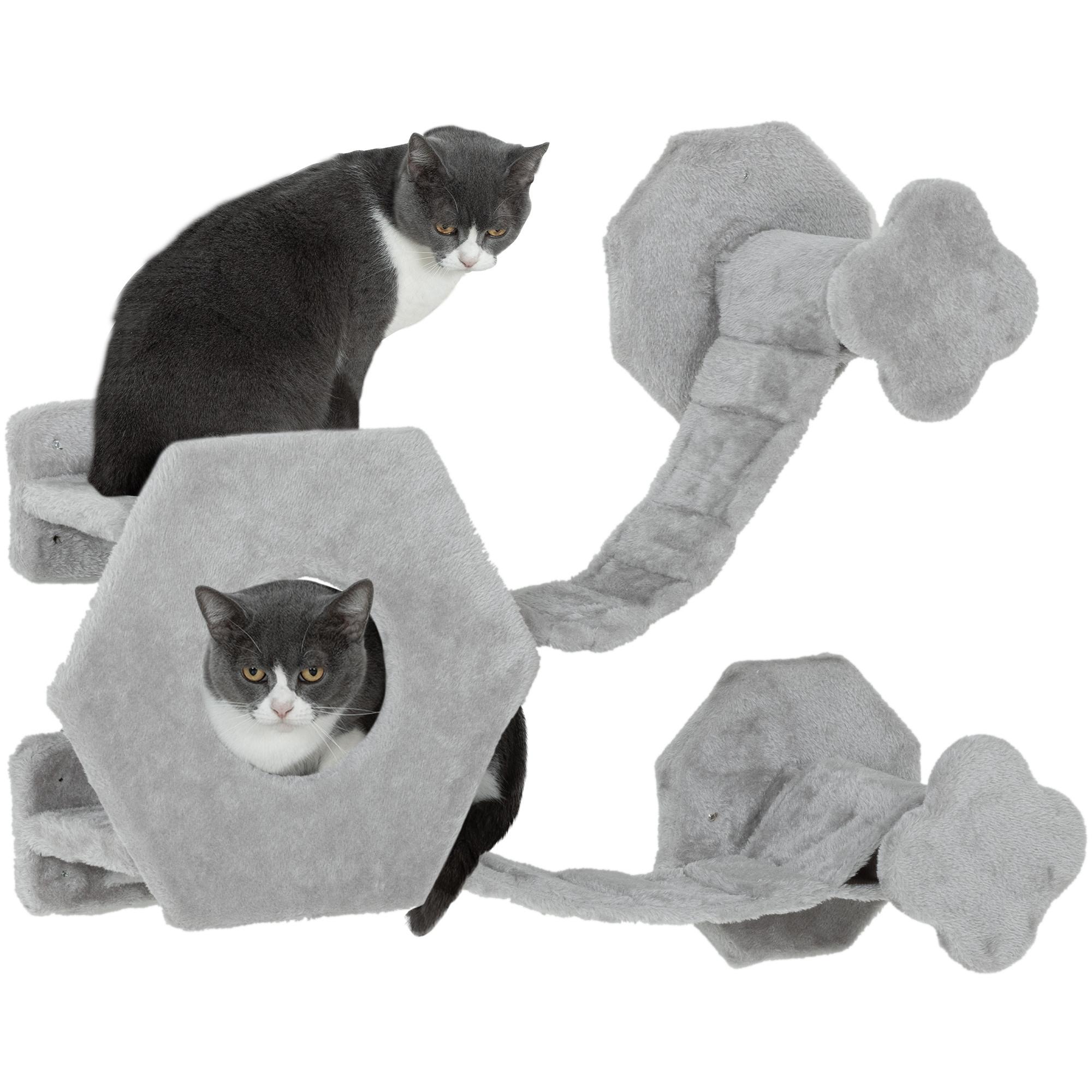 PawHut  Mur d'escalade pour chat 