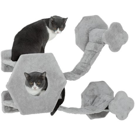 PawHut  Mur d'escalade pour chat 