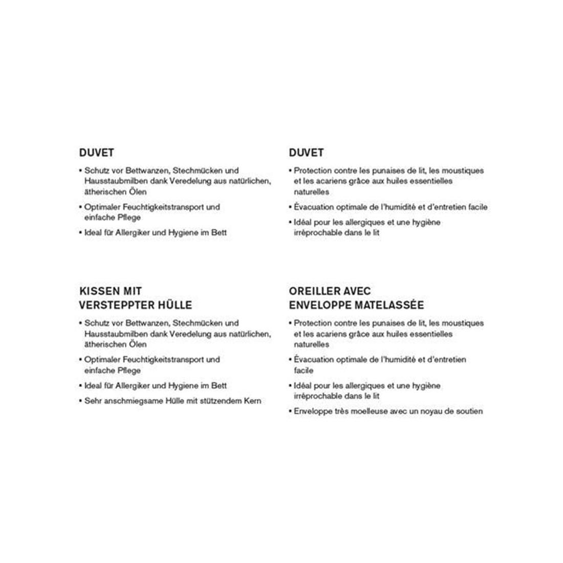 DORBENA Kissen mit versteppter Hülle medium 50x70cm  