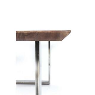 KARE Design Tisch Symphony Walnut Chrom 180x90cm  