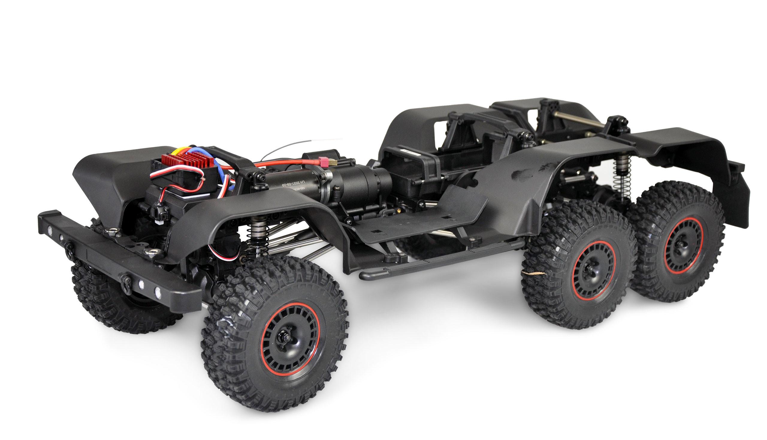 Amewi  Monster Truck Hyper GO Brushed 4WD GPS, Blau 1:16, RTR 