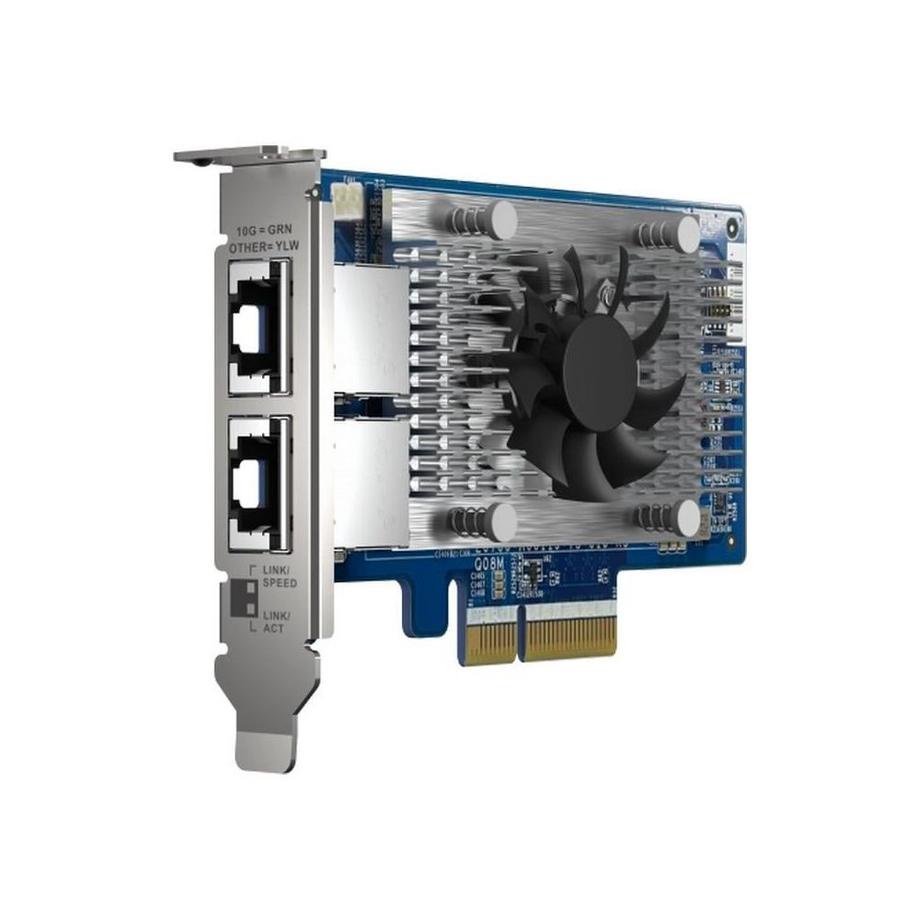 Qnap  Dual-port 10GBASE-T (10GbE, network expansion card, Intel X710 PCIe Gen3x4) 