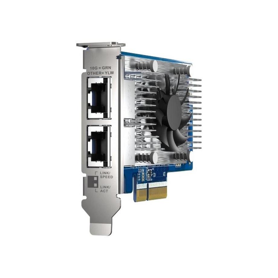 Qnap  Dual-port 10GBASE-T (10GbE, network expansion card, Intel X710 PCIe Gen3x4) 