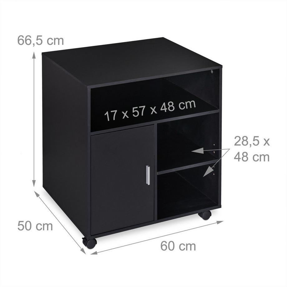 B2X Rollkoffer mit 5 Fächern  