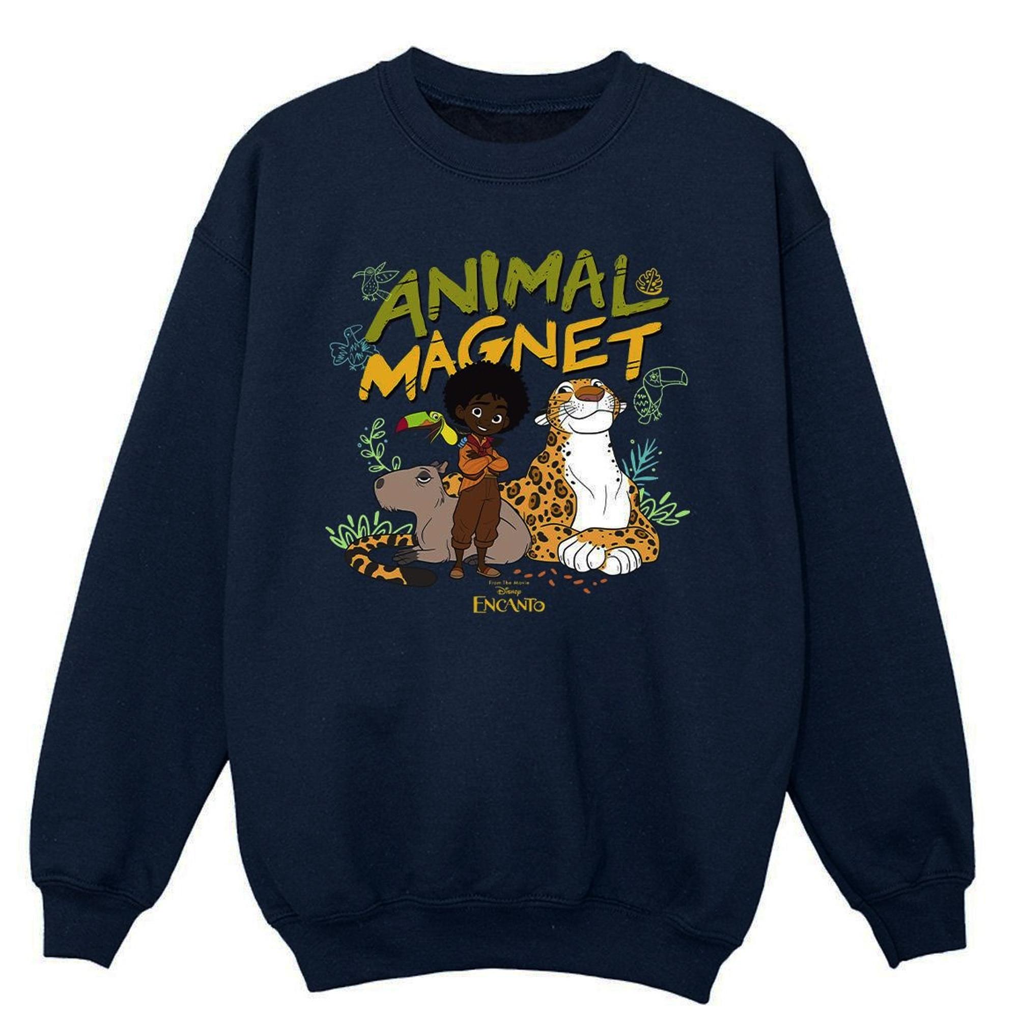 Image of Encanto Animal Magnet Sweatshirt Unisex Marine 140/146