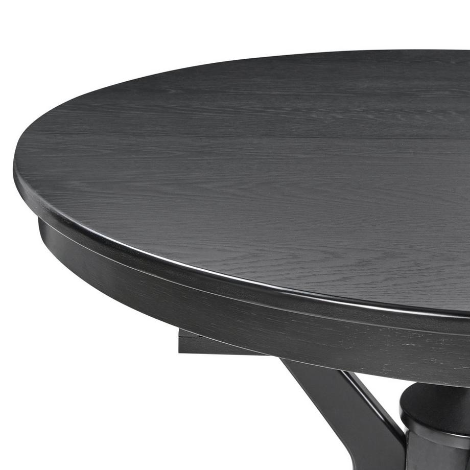 Beliani Tavolo da pranzo estensibile en Fibra a media densità (MDF) Retrò TYMIS  