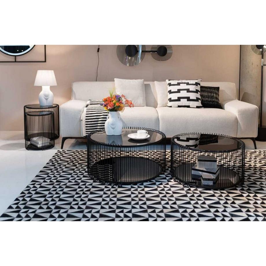 KARE Design Beistelltisch Wire Double (2er-Set)  