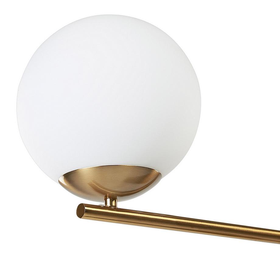 Beliani Lampe à poser en Marbre  HONDO  