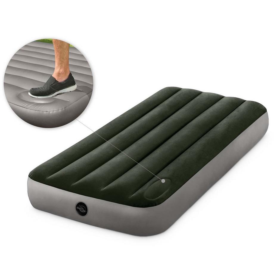 B2X Materasso Gonfiabile 191x76x25 cm con Pompa a Pedale Integrata  