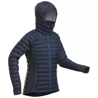 WEDZE DOUDOUNE FINE ET CHAUDE DE SKI FEMME FR900 BLEU MARINE