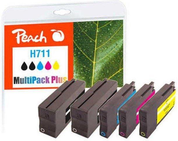 Peach  Tinte HP No 711 MultiPack Plus, bk, c 2x41; 3x32ml, 2x1430, 2630, 2195, 1885 S. 