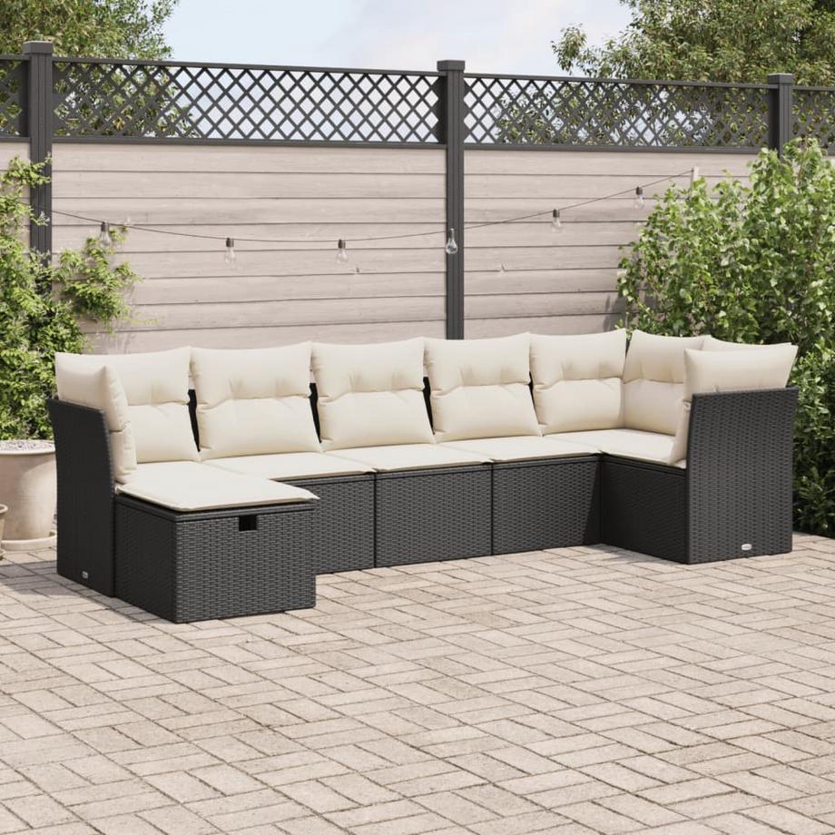 VidaXL Gartensofa set poly-rattan  