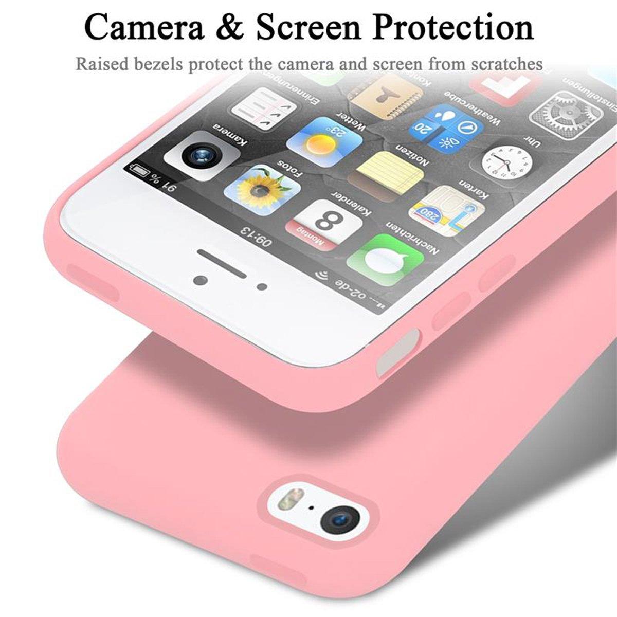 Cadorabo  Housse compatible avec Apple iPhone 5 / 5S / SE 2016 - Coque de protection en silicone TPU flexible 