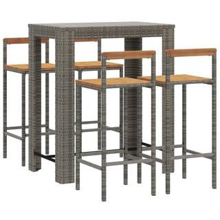 VidaXL Gartenbar set poly-rattan  