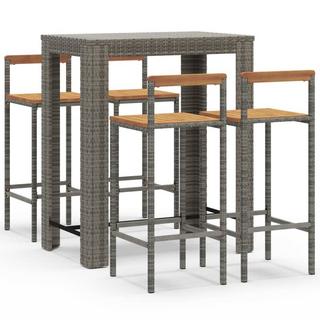 VidaXL Gartenbar set poly-rattan  