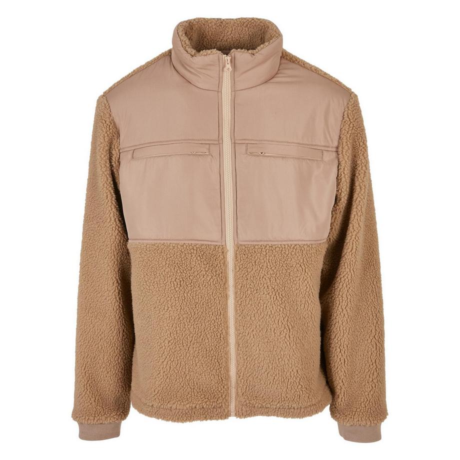 sherpa-fleece patched