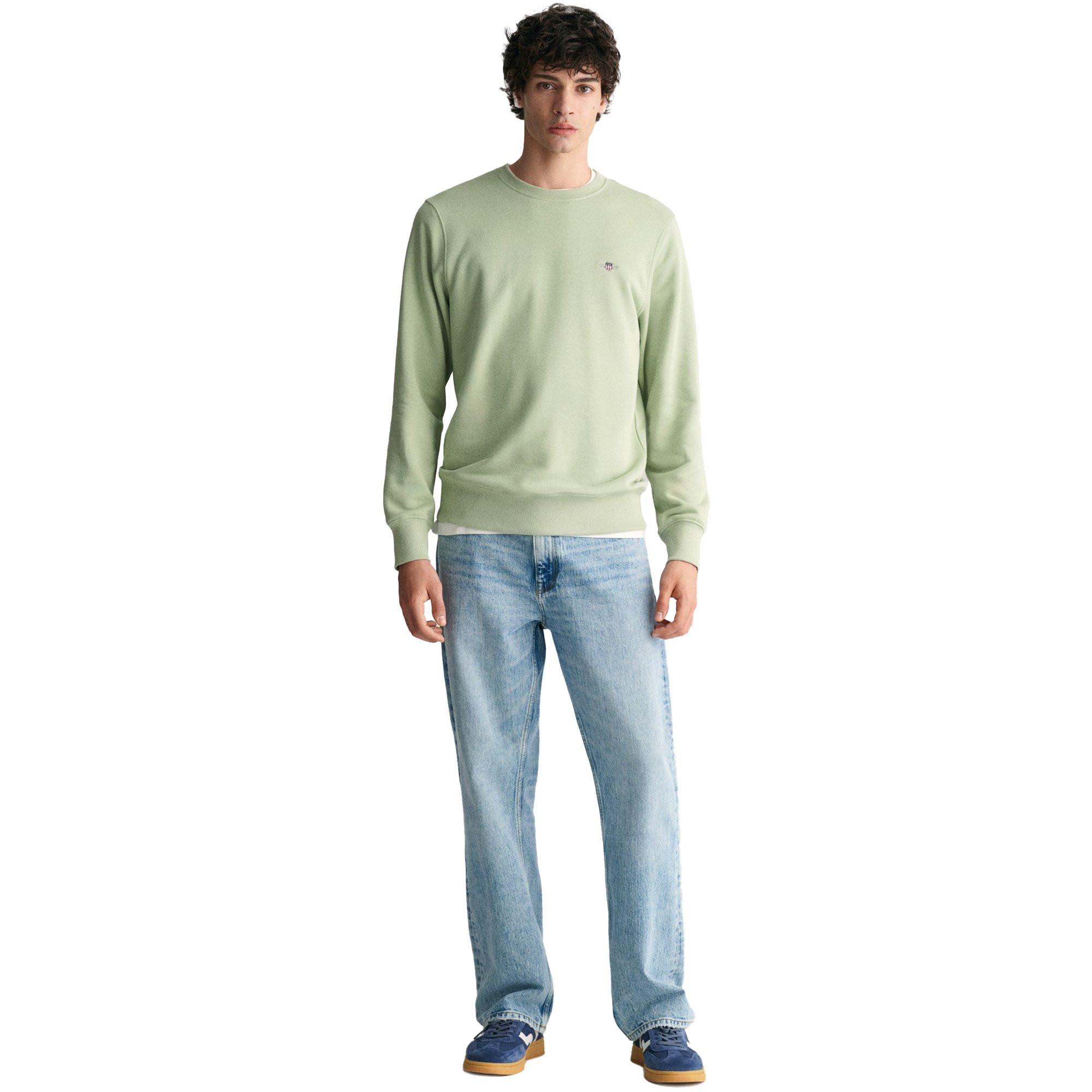 GANT  Felpa  Vestibilità confortevole-REGULAR SHIELD C-NECK SWEAT 