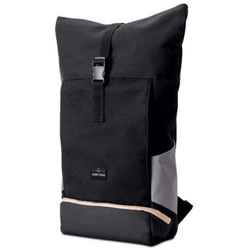 Allen - Sac à dos Rolltop M noir-rose