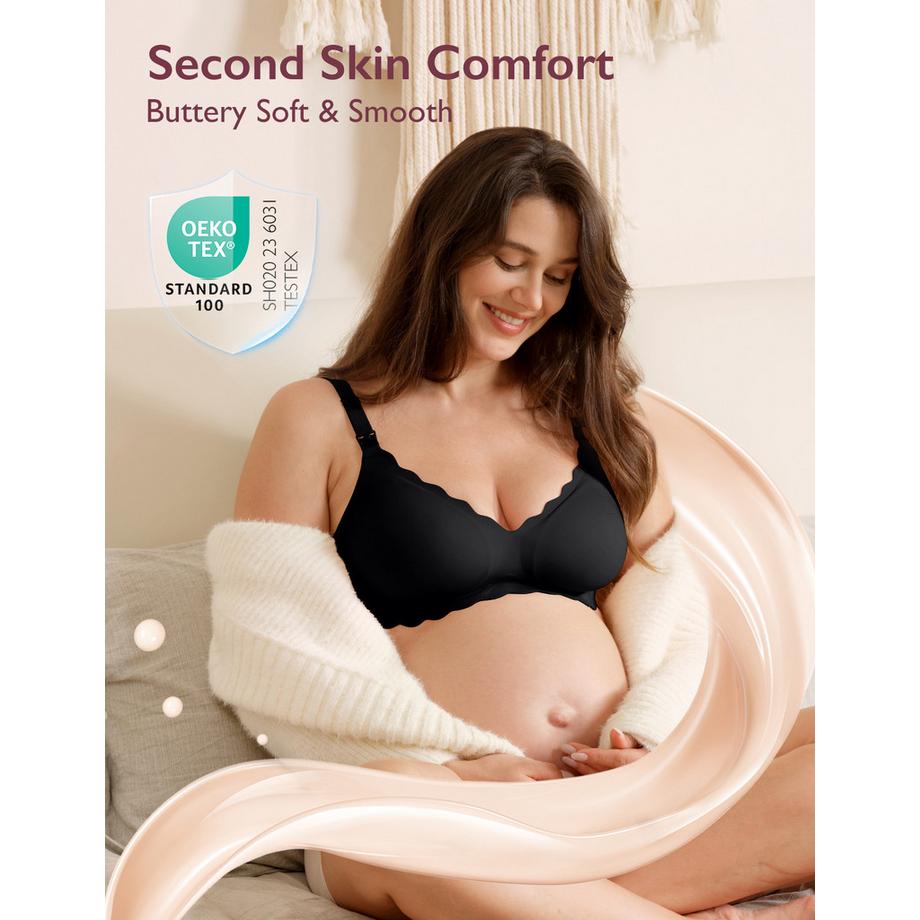 Momcozy Reggiseno allattamento push-up senza cuciture YN46  