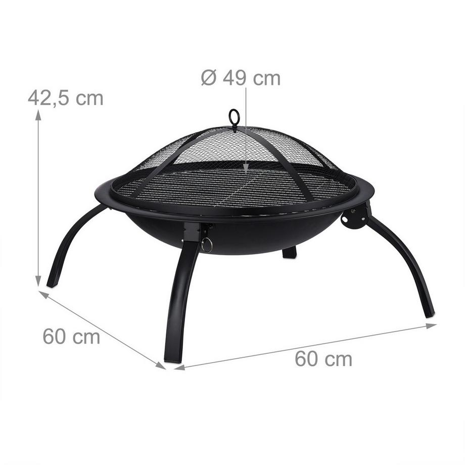 B2X  Brasero XL avec accessoires de gril 