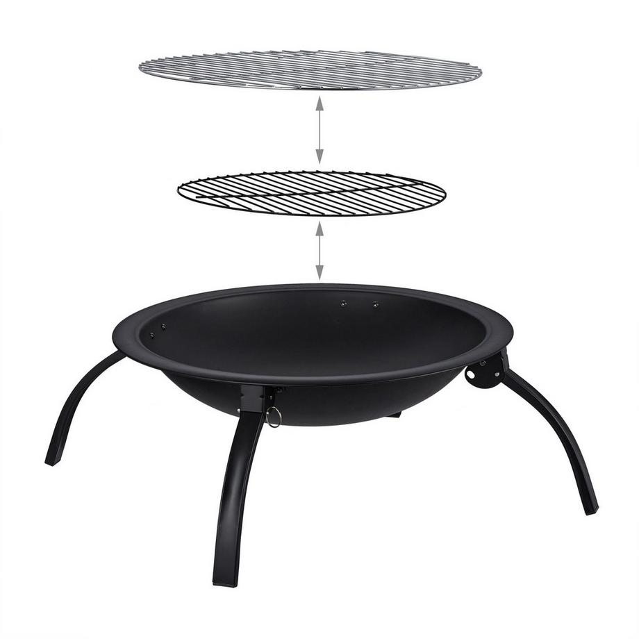 B2X  Brasero XL avec accessoires de gril 